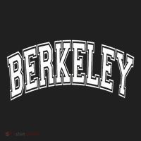 Berkeley Arched White Text Women's Sweatshirt thumb 2