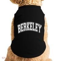 Berkeley Arched White Text Doggie Tank thumb 0