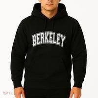 Berkeley Arched White Text Hoodie thumb 2