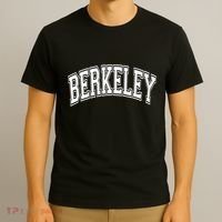 Berkeley Arched White Text T-Shirt thumb 3