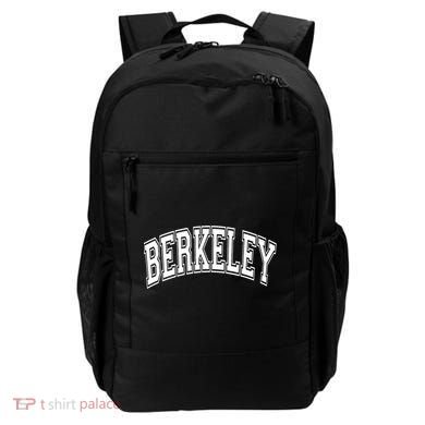 Berkeley Arched White Text Backpack