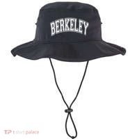 Berkeley Arched White Text Bucket Hat thumb 0