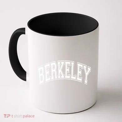 Berkeley Arched White Text Coffee Mug