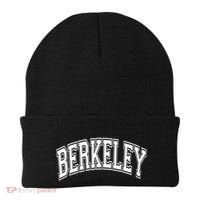 Berkeley Arched White Text Beanie thumb 0