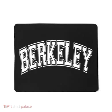 Berkeley Arched White Text Mousepad
