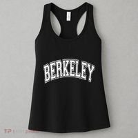 Berkeley Arched White Text Women's Tank Top thumb 3