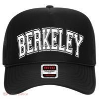 Berkeley Arched White Text Hat thumb 0