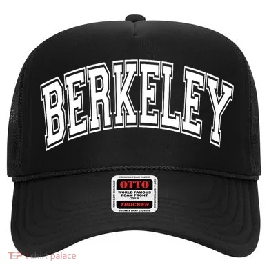 Berkeley Arched White Text Hat