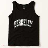 Berkeley Arched White Text Tank Top thumb 2