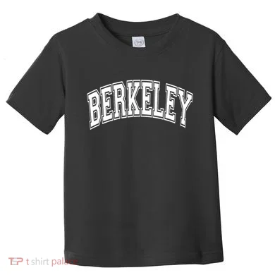 Berkeley Arched White Text Toddler T-Shirt
