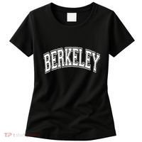 Berkeley Arched White Text Women's T-Shirt thumb 0