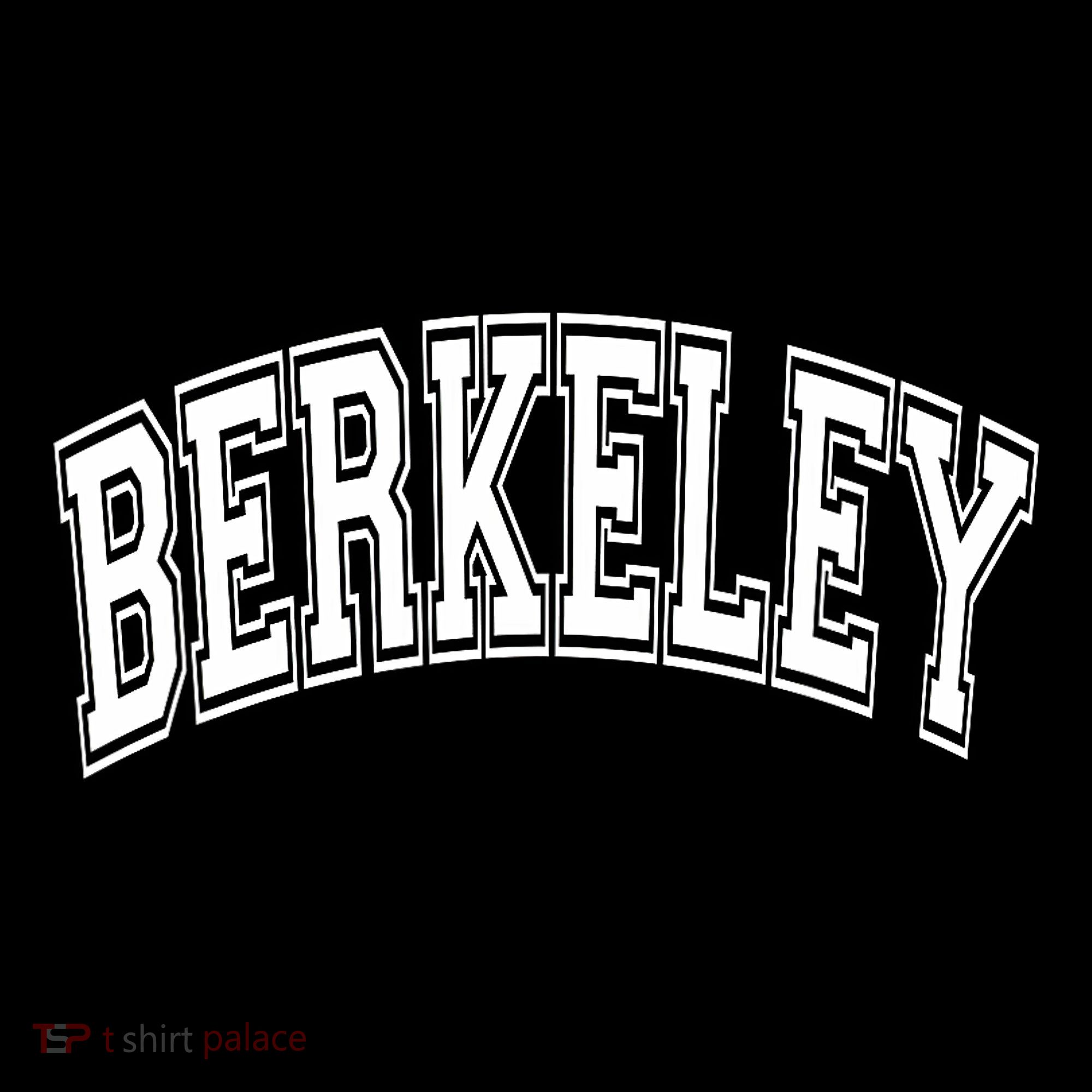 Berkeley Arched White Text Kids Sweatshirt