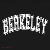 Berkeley Arched White Text Kids Sweatshirt thumb 2