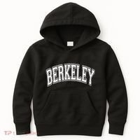 Berkeley Arched White Text Kids Hoodie thumb 0