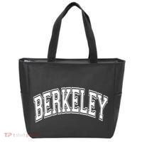 Berkeley Arched White Text Tote Bag thumb 0