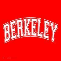 Berkeley Arched White Text Santa Hat thumb 1