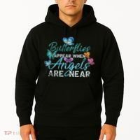 Butterflies Appear When Angels Are Near Butterfly Hoodie thumb 2