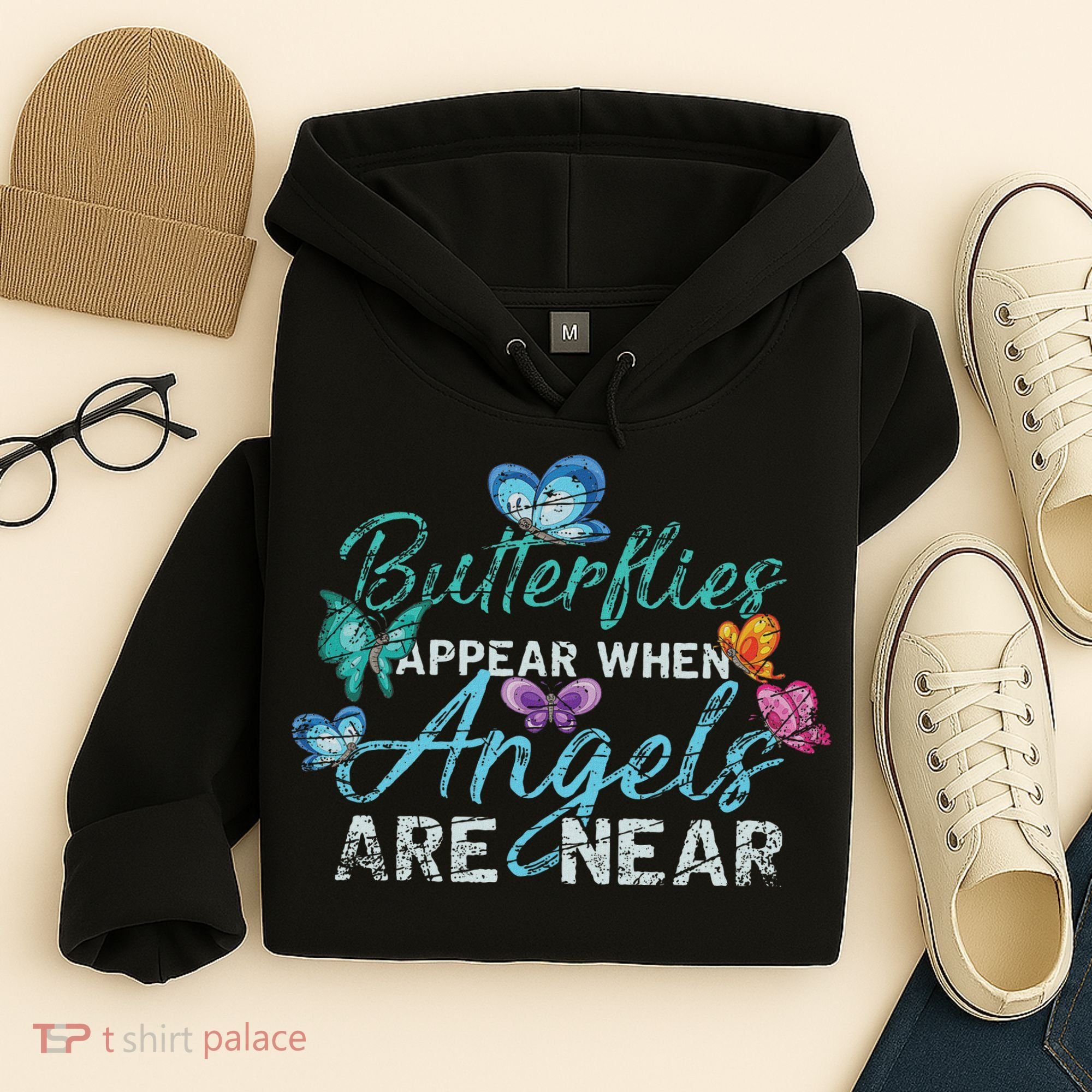 Butterflies Appear When Angels Are Near Butterfly Hoodie