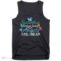 Butterflies Appear When Angels Are Near Butterfly Tank Top thumb 0
