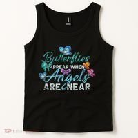 Butterflies Appear When Angels Are Near Butterfly Tank Top thumb 2