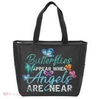 Butterflies Appear When Angels Are Near Butterfly Tote Bag thumb 0