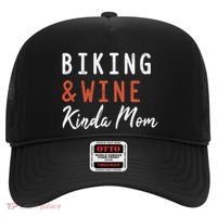 Biking And Wine Kinda Mom Mountain Bike Trails Bycicle Great Gift Hat thumb 0