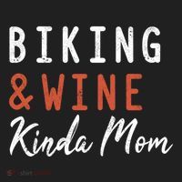 Biking And Wine Kinda Mom Mountain Bike Trails Bycicle Great Gift Hat thumb 2