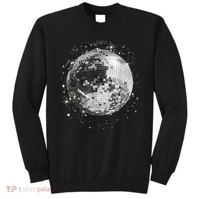 Black And White Disco Ball Club Retro Sweatshirt