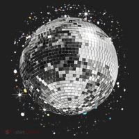 Black And White Disco Ball Club Retro Beanie thumb 2