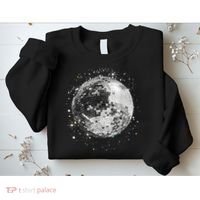 Black And White Disco Ball Club Retro Sweatshirt thumb 2