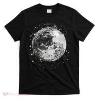 Black And White Disco Ball Club Retro T-Shirt thumb 0