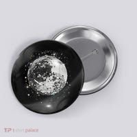 Black And White Disco Ball Club Retro Button thumb 0