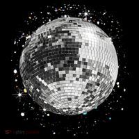 Black And White Disco Ball Club Retro Coffee Mug thumb 5