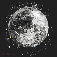Black And White Disco Ball Club Retro Beanie thumb 2