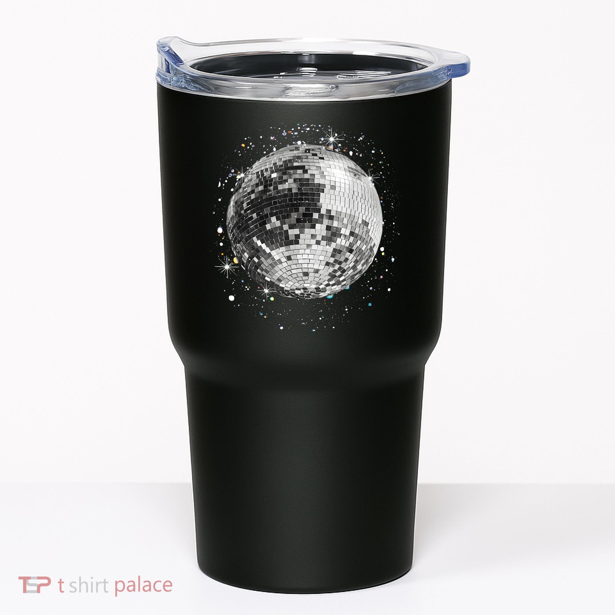 Black And White Disco Ball Club Retro Tumbler