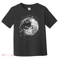 Black And White Disco Ball Club Retro Toddler T-Shirt thumb 0