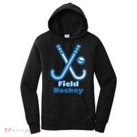 Blue And White Field Hockey Sticks Ball Meaningful Gift Women's Hoodie thumb 0