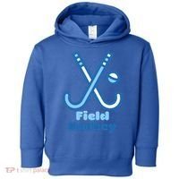 Blue And White Field Hockey Sticks Ball Meaningful Gift Toddler Hoodie thumb 0