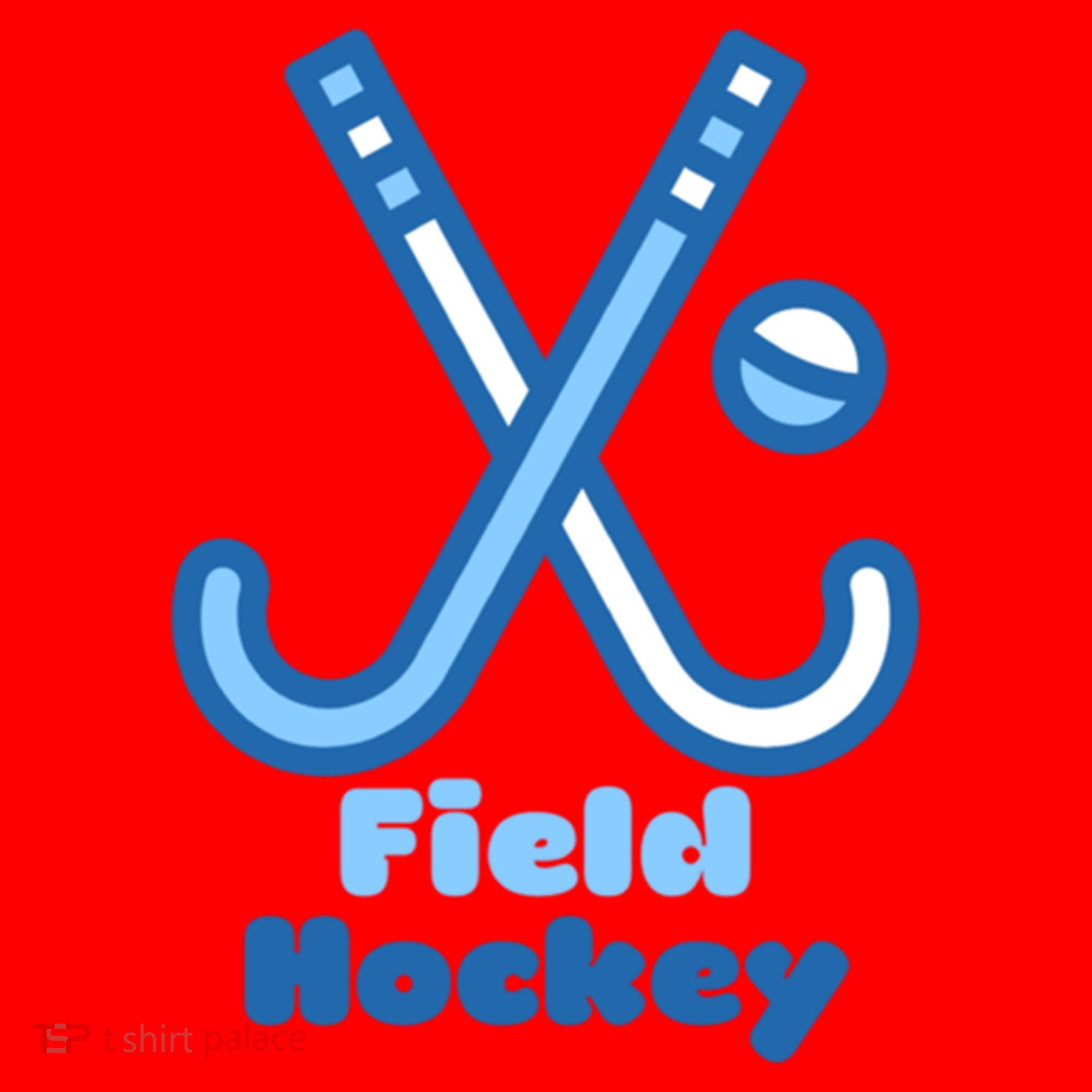 Blue And White Field Hockey Sticks Ball Meaningful Gift Santa Hat