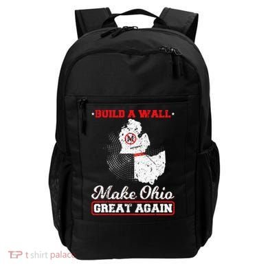 Build A Wall Make Ohio Great Again Funny State Gift Parody Backpack