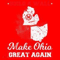 Build A Wall Make Ohio Great Again Funny State Gift Parody Santa Hat thumb 1