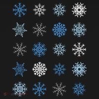 Blue And White Snowflakes Stacked Christmas Great Gift Doggie Tank thumb 4