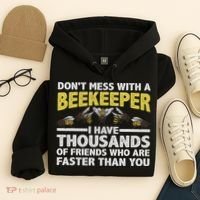 Beekeeper Art Women Beekeeping Honeybee Beehive Lover Hoodie thumb 4