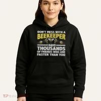 Beekeeper Art Women Beekeeping Honeybee Beehive Lover Hoodie thumb 5