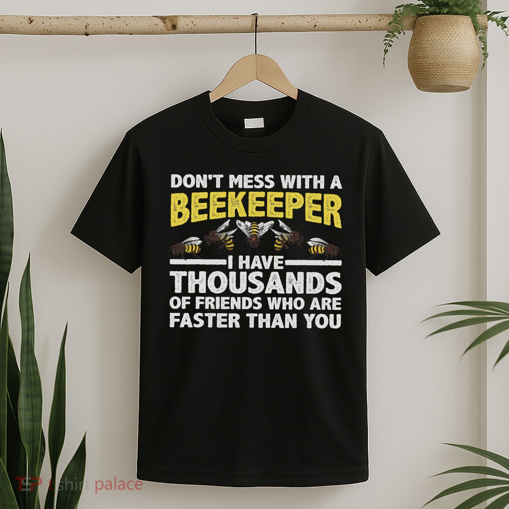 Beekeeper Art Women Beekeeping Honeybee Beehive Lover T-Shirt