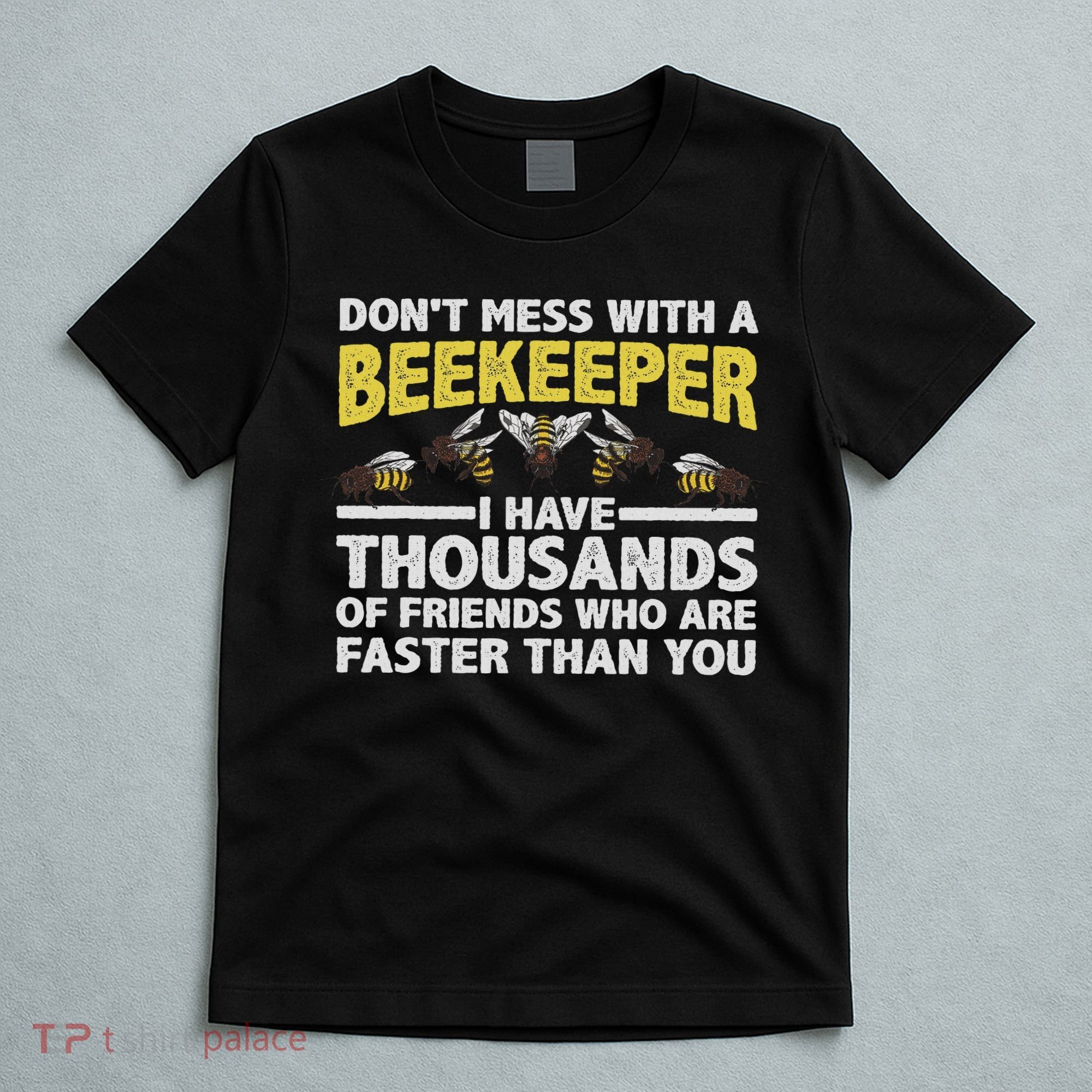 Beekeeper Art Women Beekeeping Honeybee Beehive Lover T-Shirt