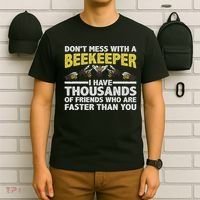 Beekeeper Art Women Beekeeping Honeybee Beehive Lover T-Shirt thumb 6