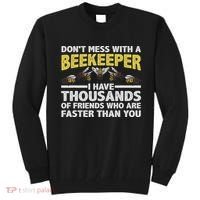 Beekeeper Art Women Beekeeping Honeybee Beehive Lover Tall Sweatshirt thumb 0