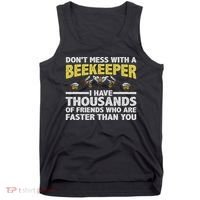 Beekeeper Art Women Beekeeping Honeybee Beehive Lover Tank Top thumb 0