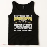 Beekeeper Art Women Beekeeping Honeybee Beehive Lover Tank Top thumb 2